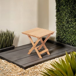 Hanah Home Mesa de Centro para Jardín My019 Marrón